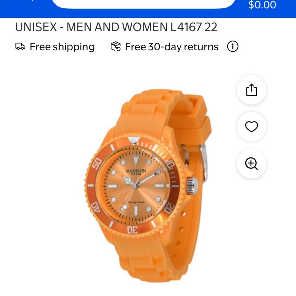 Brand New Unisex Watch Orange